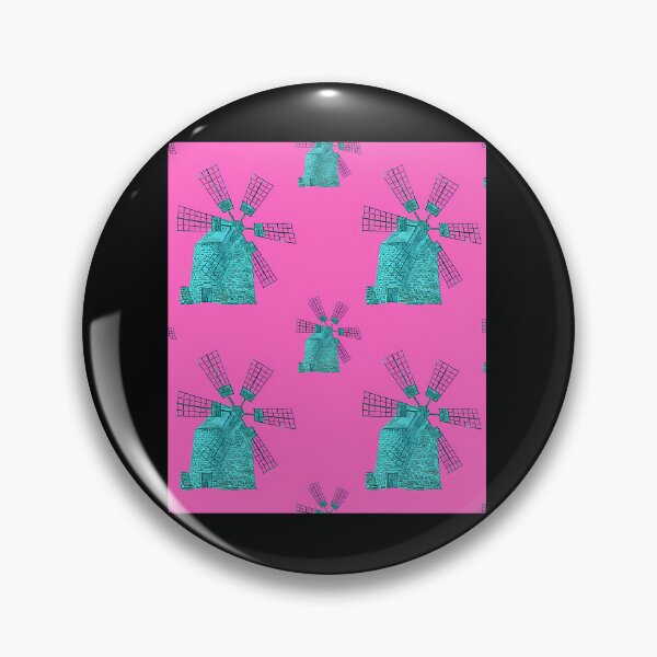 Item preview, Vintage Windmill Pattern Charm designed and sold by ofkokmoefu62.