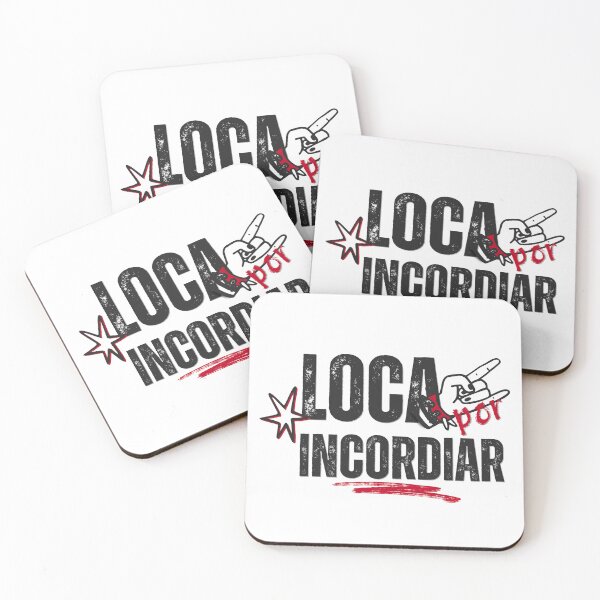 Item preview, Spanish rock song version: "Crazy for Troubling". Rosendo designed and sold by Rebeldía Pura.