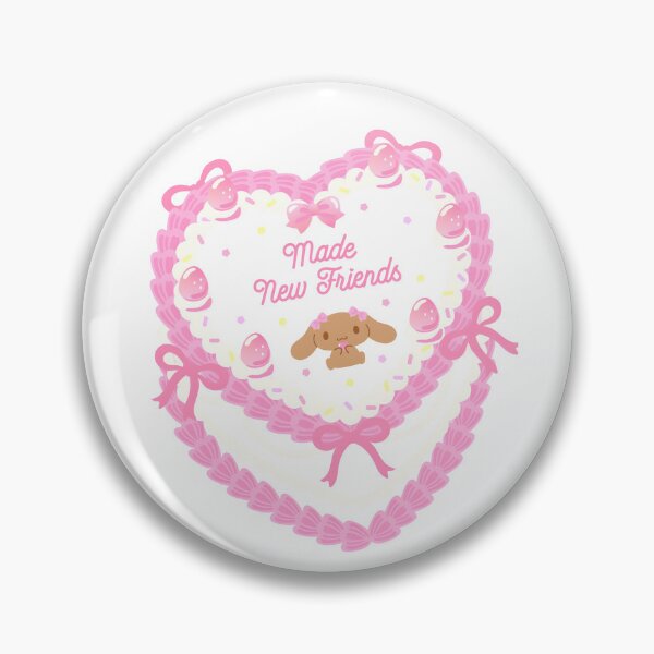 Item preview, Mocha - Made New Friends Pink Heart Cake designed and sold by Tashi97.