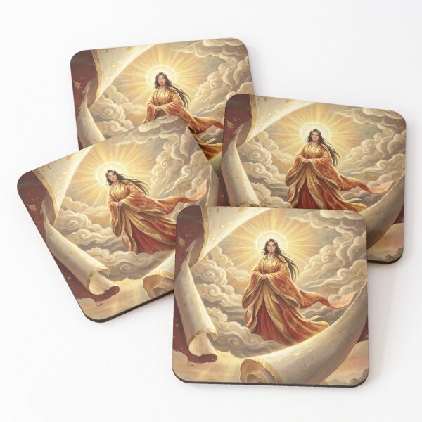 Item preview, Amaterasu – Heavenly Radiance Scroll Art | Mori no Akari Series designed and sold by Mori-no-Akari.