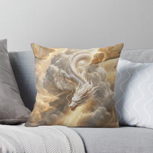 Item preview, White Dragon of the Heavenly Scroll – Mori no Akari Series designed and sold by Mori-no-Akari.
