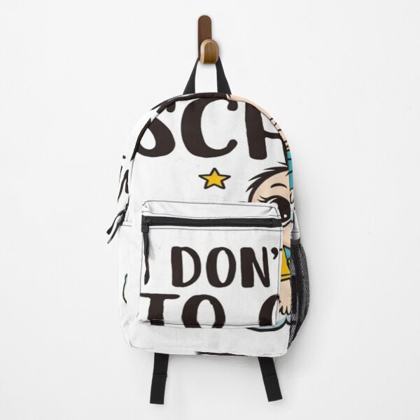 Item preview, I Don’t Want To Go To School Cute Kids Cartoon Design | Funny School Quote T-Shirt & Sticker designed and sold by Sushikidsntod.