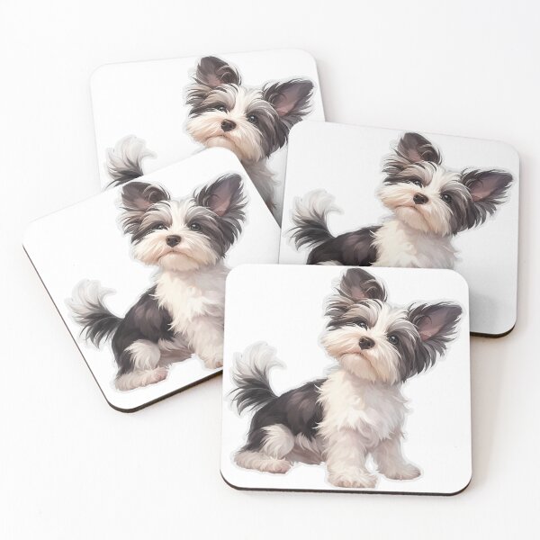 Item preview, Biewer Terrier Portrait designed and sold by SMARTKIT  DESIGNAGENCY.