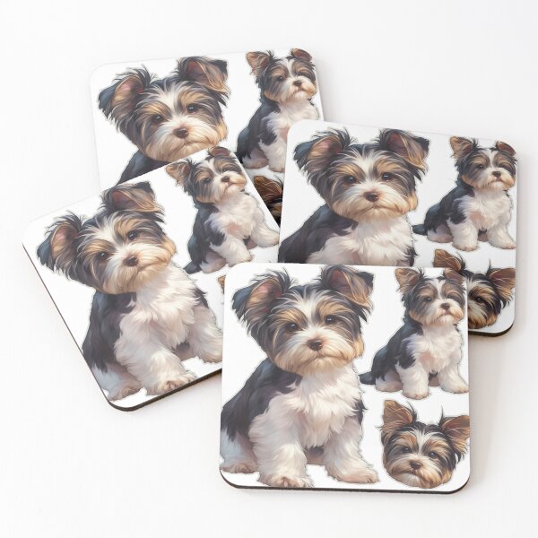 Item preview, Biewer Terrier Portrait designed and sold by SMARTKIT  DESIGNAGENCY.