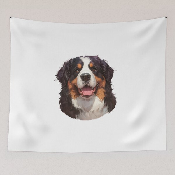 Item preview, Bernese Mountain Dog Portrait designed and sold by SMARTKIT  DESIGNAGENCY.