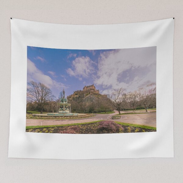 Item preview, Edinburgh Castle from Princes Street Gardens designed and sold by RJW Images.