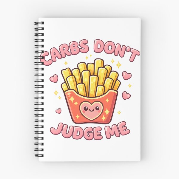 Item preview, Carbs Don't Judge Me Funny French Fries Food Pun designed and sold by Emmatshirt1.