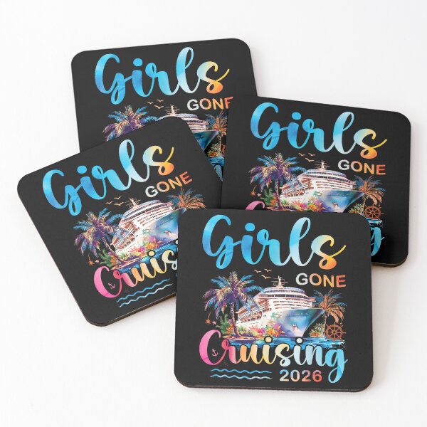 Item preview, Cruise Girls Gone Cruising 2026 Vacation Trip Funny Besties designed and sold by jakaun.