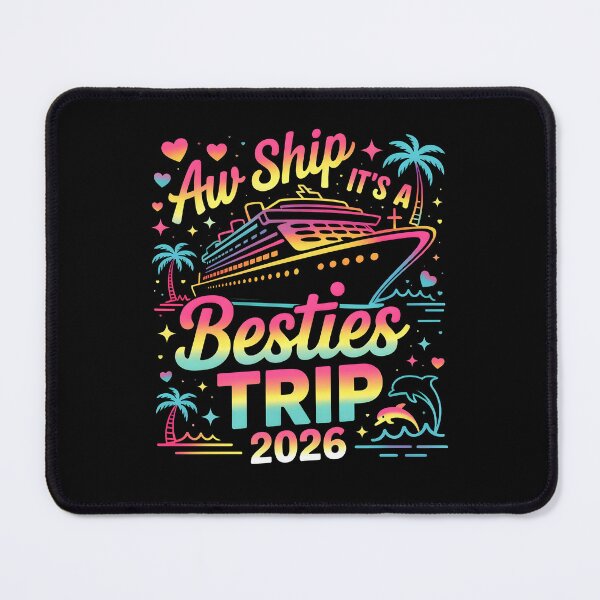 Item preview, Aw Ship It's A Besties Trip Funny Cruise Squad Vacation Trip 2026 designed and sold by jakaun.