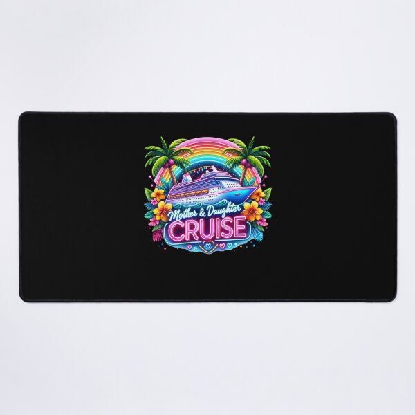 Item preview, Mother & Daughter Cruise Neon Watercolor Matching Cruising Ship designed and sold by jakaun.