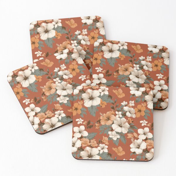 Item preview, Fresh Tropical Flower Print  - Botanical Garden Pattern  - Gifts For Husband designed and sold by RoyalStarsPatts.