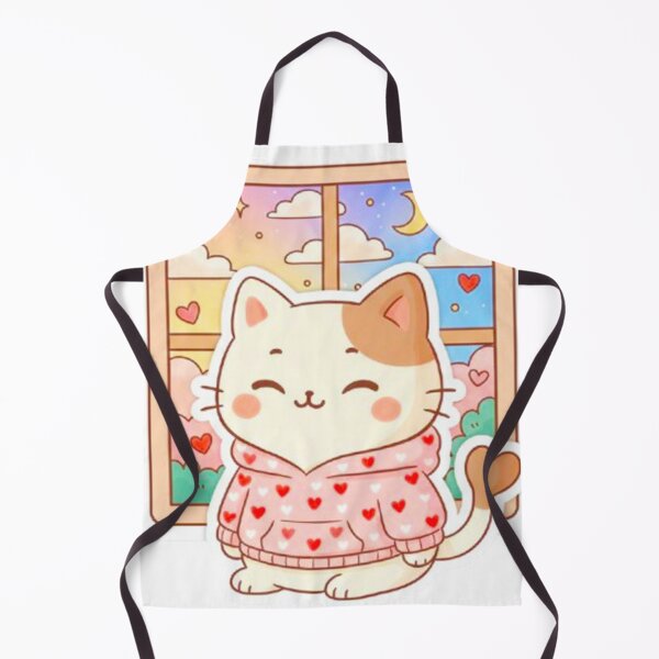 Item preview, Kawaii Valentine Mochi Cat & Panda – Aesthetic Love & Friendship Collection designed and sold by MT-Hub | Art for Every Soul.