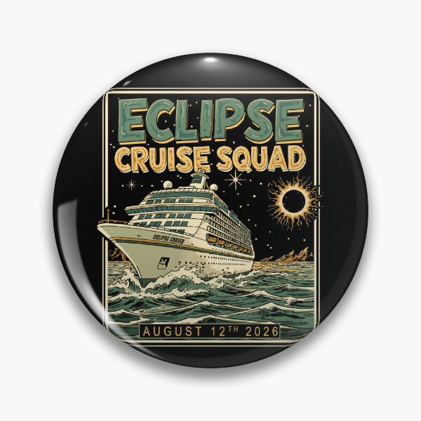 Item preview, Total Solar Eclipse 2026 Cruise Squad - August 12th 2026 designed and sold by Nerd Shizzle.