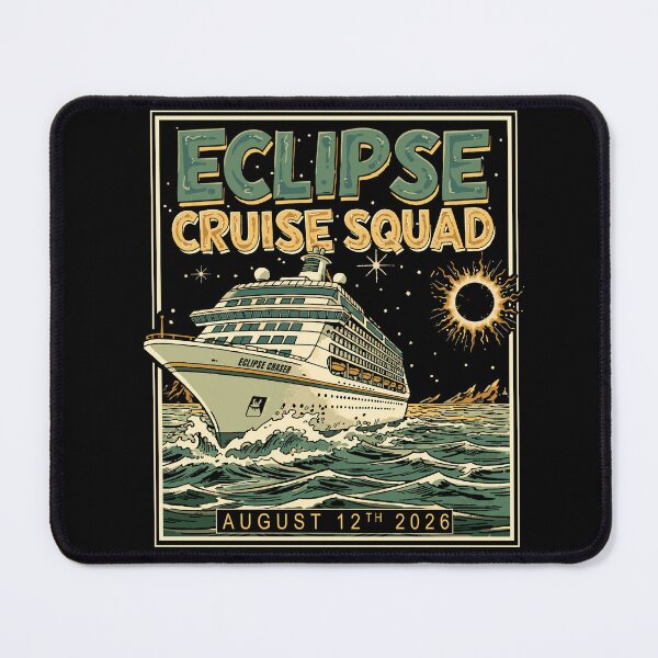 Item preview, Total Solar Eclipse 2026 Cruise Squad - August 12th 2026 designed and sold by Nerd Shizzle.