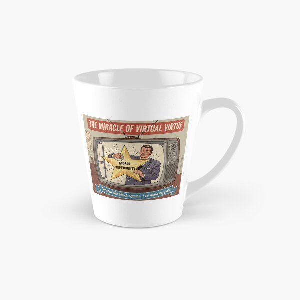 Item preview, Virtual Virtue - Moral Superiority Satire Poster designed and sold by Vantage Print Co..