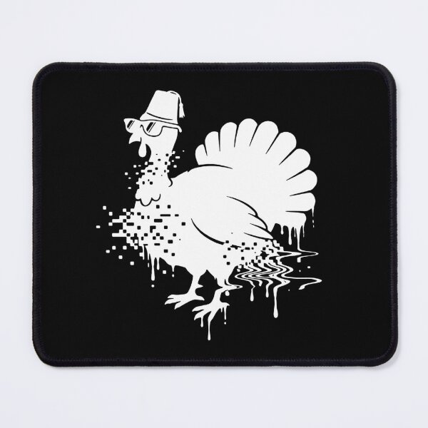 Item preview, Turkey Glitch Silhouette Friends (White) designed and sold by Screen Lore.