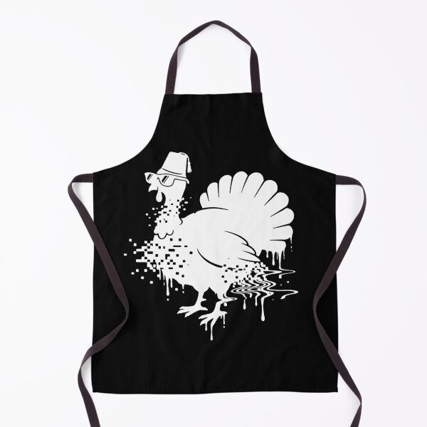 Item preview, Turkey Glitch Silhouette Friends (White) designed and sold by Screen Lore.