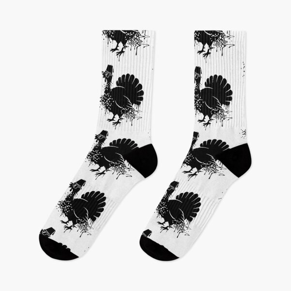 Item preview, Turkey Glitch Silhouette Friends (Black) designed and sold by Screen Lore.