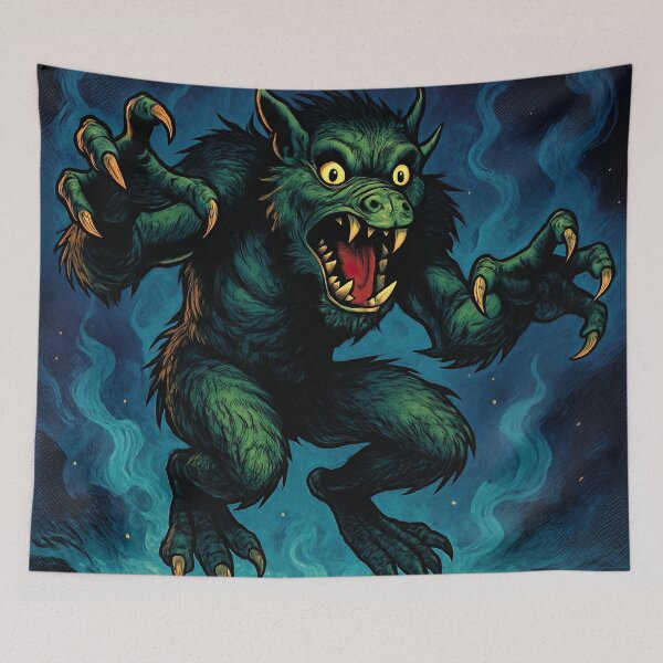 Item preview, Bunyip, fantastic creature | Comics stylCartoone -  designed and sold by ComicsFactory.