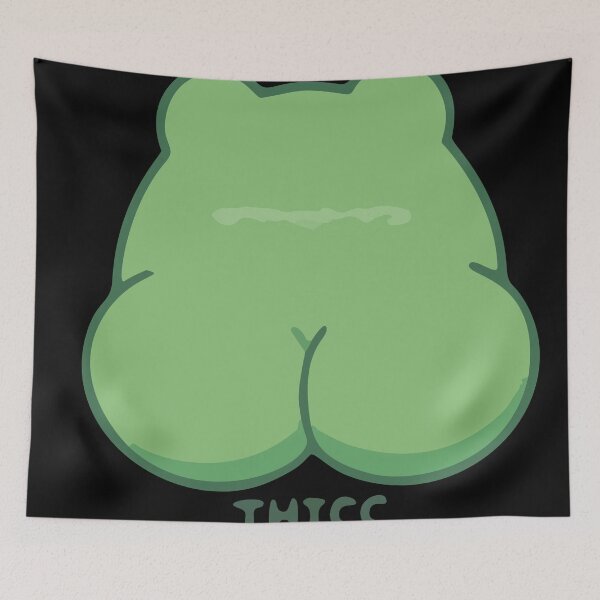 Item preview, Thicc Green Frog butt Toad Booty designed and sold by Nasoohhassan.