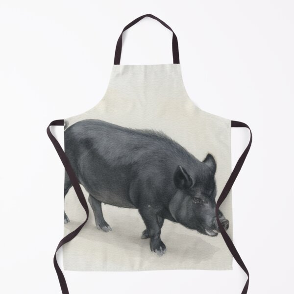 Item preview, Curious Little Pig – Realistic Illustration of a Vietnamese Pig designed and sold by Miradas del Mundo.