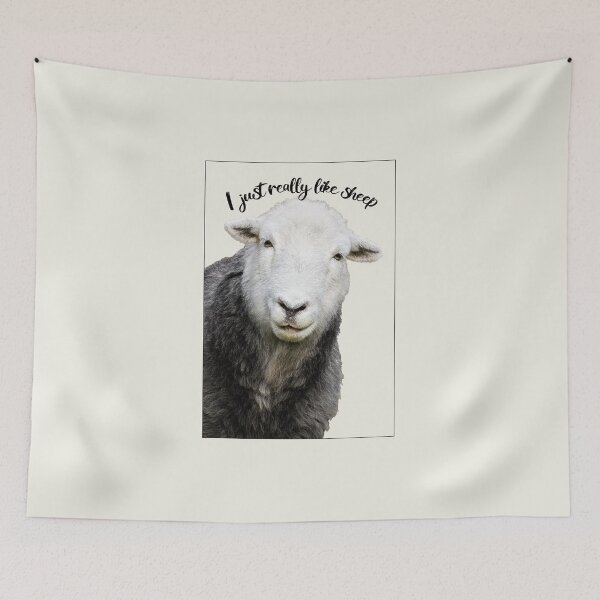 Item preview, I Just Really Like Sheep II designed and sold by Jane Stanley Photography.