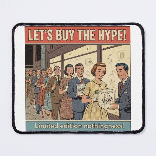 Item preview, Let's Buy The Hype - Limited Edition Nothingness Satire designed and sold by Vantage Print Co..
