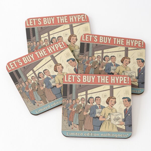 Item preview, Let's Buy The Hype - Limited Edition Nothingness Satire designed and sold by Vantage Print Co..