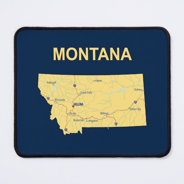Item preview, Montana State Map - Classic Vintage Travel Style designed and sold by mashmosh.
