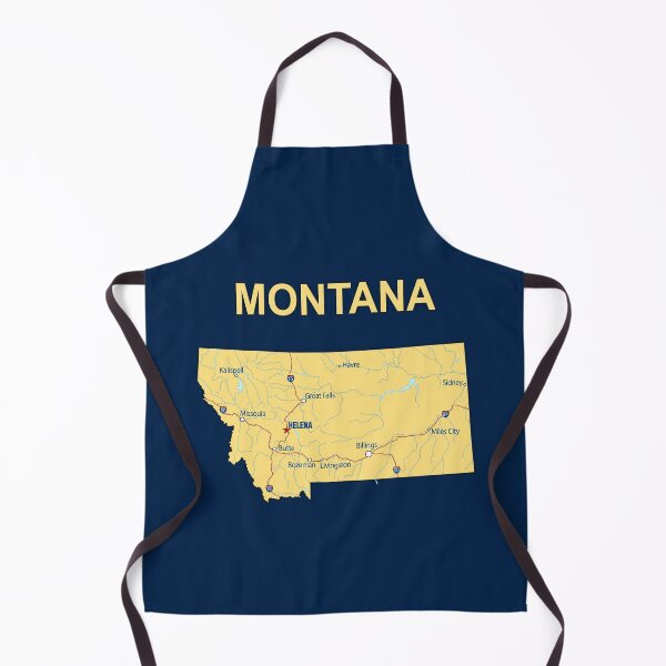 Item preview, Montana State Map - Classic Vintage Travel Style designed and sold by mashmosh.