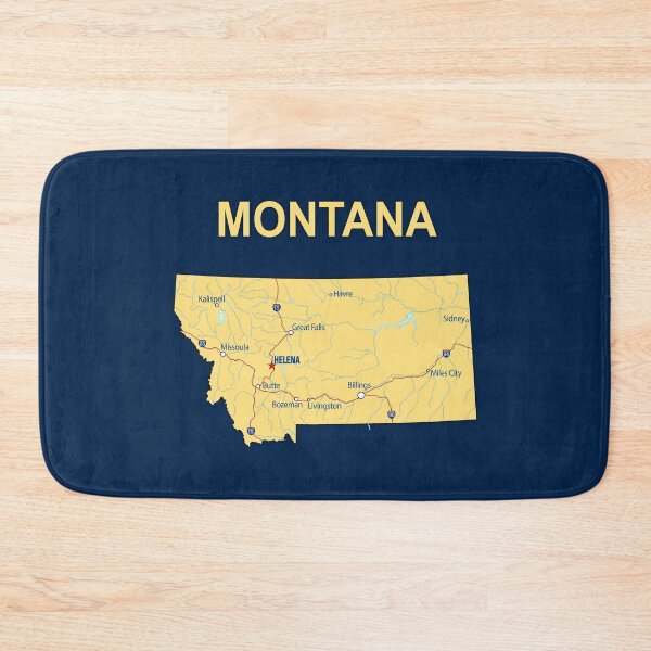 Item preview, Montana State Map - Classic Vintage Travel Style designed and sold by mashmosh.
