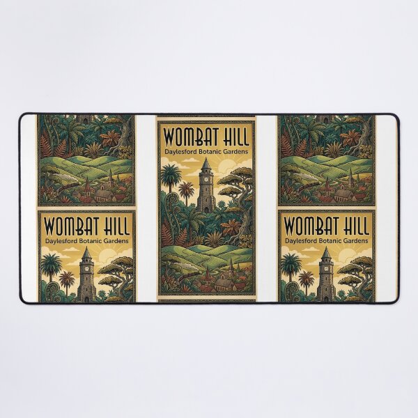 Item preview, Wombat Hill Botanic Gardens Daylesford - Pioneers Tower Art designed and sold by Digital Dreams Arts.