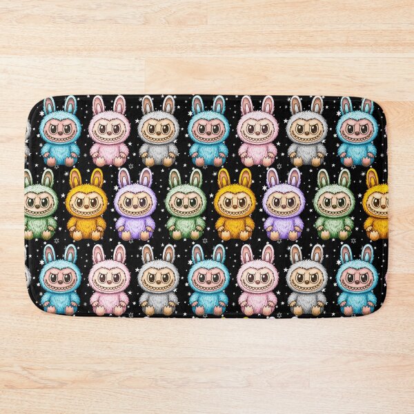Item preview, Labubu Cute Monster Seamless Pattern designed and sold by Kubala Designs.
