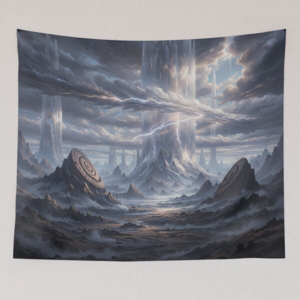 Item preview, The Skyfall Convergence — Vertical Storm World Beyond Time designed and sold by KYOFRAME.