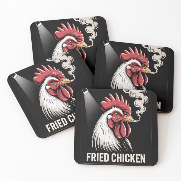 Item preview, Fried Chicken Smoking Marijuana designed and sold by CottonCandyPrin.