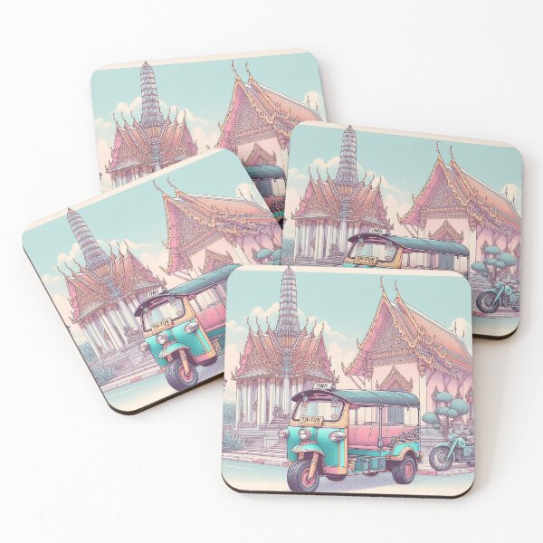 Item preview, Temple Bells & Tuk Tuk Trails  designed and sold by Vanich-Panich.