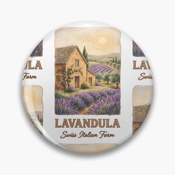 Item preview, Lavandula Swiss Italian Farm Daylesford - Lavender Cottage Art designed and sold by Digital Dreams Arts.