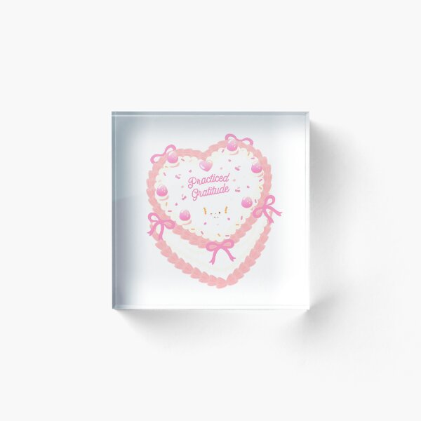 Item preview, Cogimyun - Practiced Gratitude Pink Heart Cake designed and sold by Tashi97.