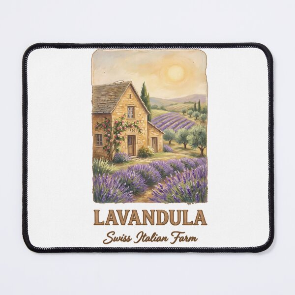 Item preview, Lavandula Swiss Italian Farm Daylesford - Lavender Cottage Art designed and sold by Digital Dreams Arts.