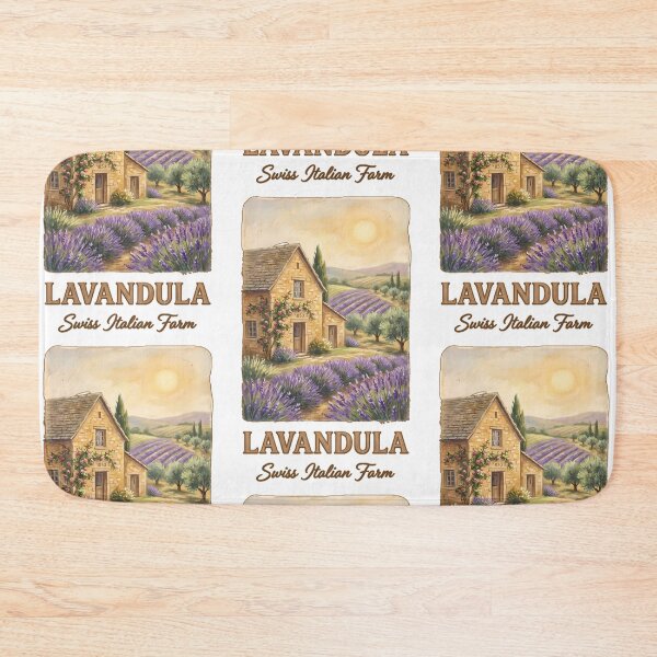 Item preview, Lavandula Swiss Italian Farm Daylesford - Lavender Cottage Art designed and sold by Digital Dreams Arts.