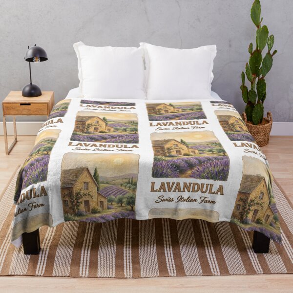 Item preview, Lavandula Swiss Italian Farm Daylesford - Lavender Cottage Art designed and sold by Digital Dreams Arts.