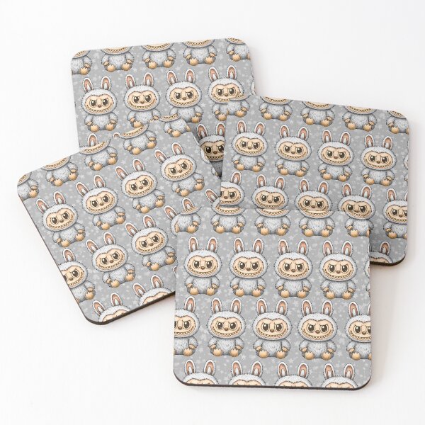 Item preview, Labubu Cute Monster Seamless Pattern designed and sold by Kubala Designs.