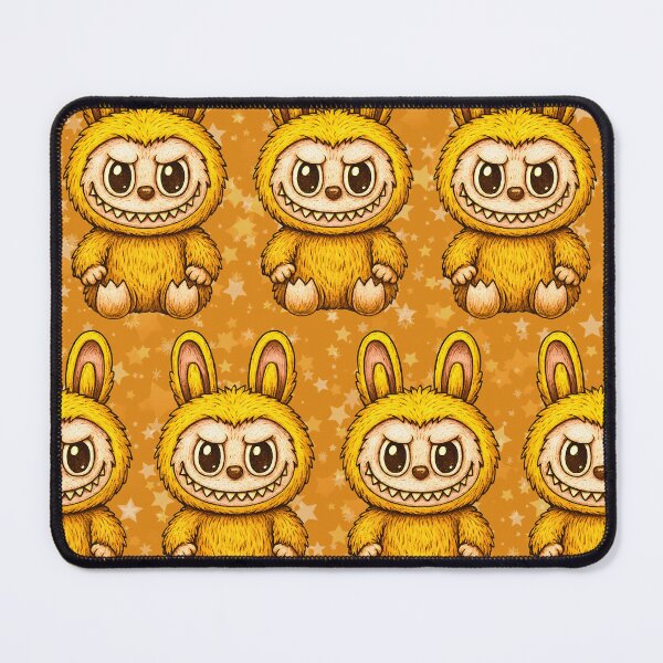 Item preview, Labubu Cute Monster Seamless Pattern designed and sold by Kubala Designs.