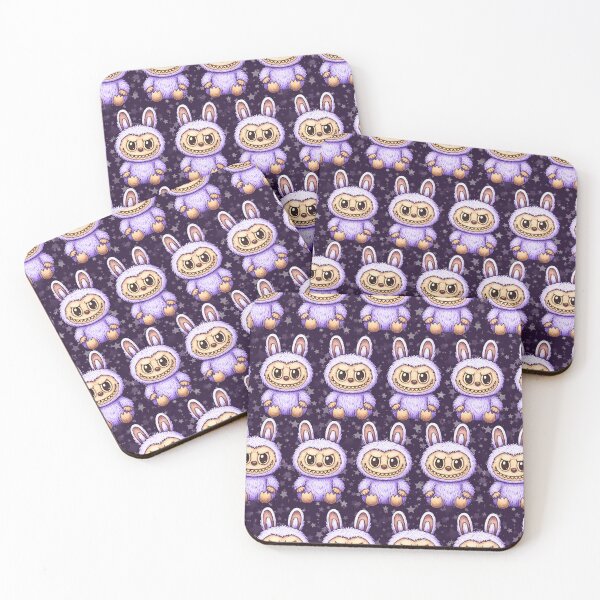 Item preview, Labubu Cute Monster Seamless Pattern designed and sold by Kubala Designs.