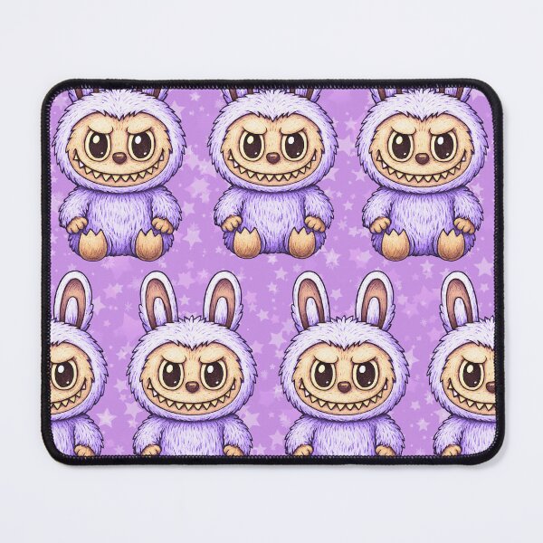 Item preview, Labubu Cute Monster Seamless Pattern designed and sold by Kubala Designs.