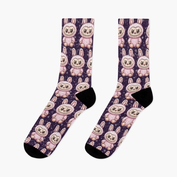 Item preview, Labubu Cute Monster Seamless Pattern designed and sold by Kubala Designs.