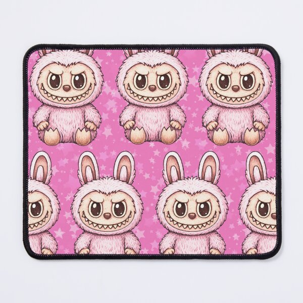 Item preview, Labubu Cute Monster Seamless Pattern designed and sold by Kubala Designs.