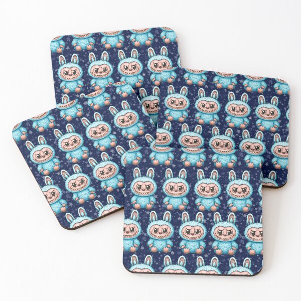 Item preview, Labubu Cute Monster Seamless Pattern designed and sold by Kubala Designs.