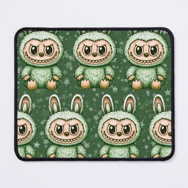 Item preview, Labubu Cute Monster Seamless Pattern designed and sold by Kubala Designs.