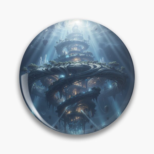 Item preview, The Ascendant Spire — A Floating World Built of Light and Silence designed and sold by KYOFRAME.